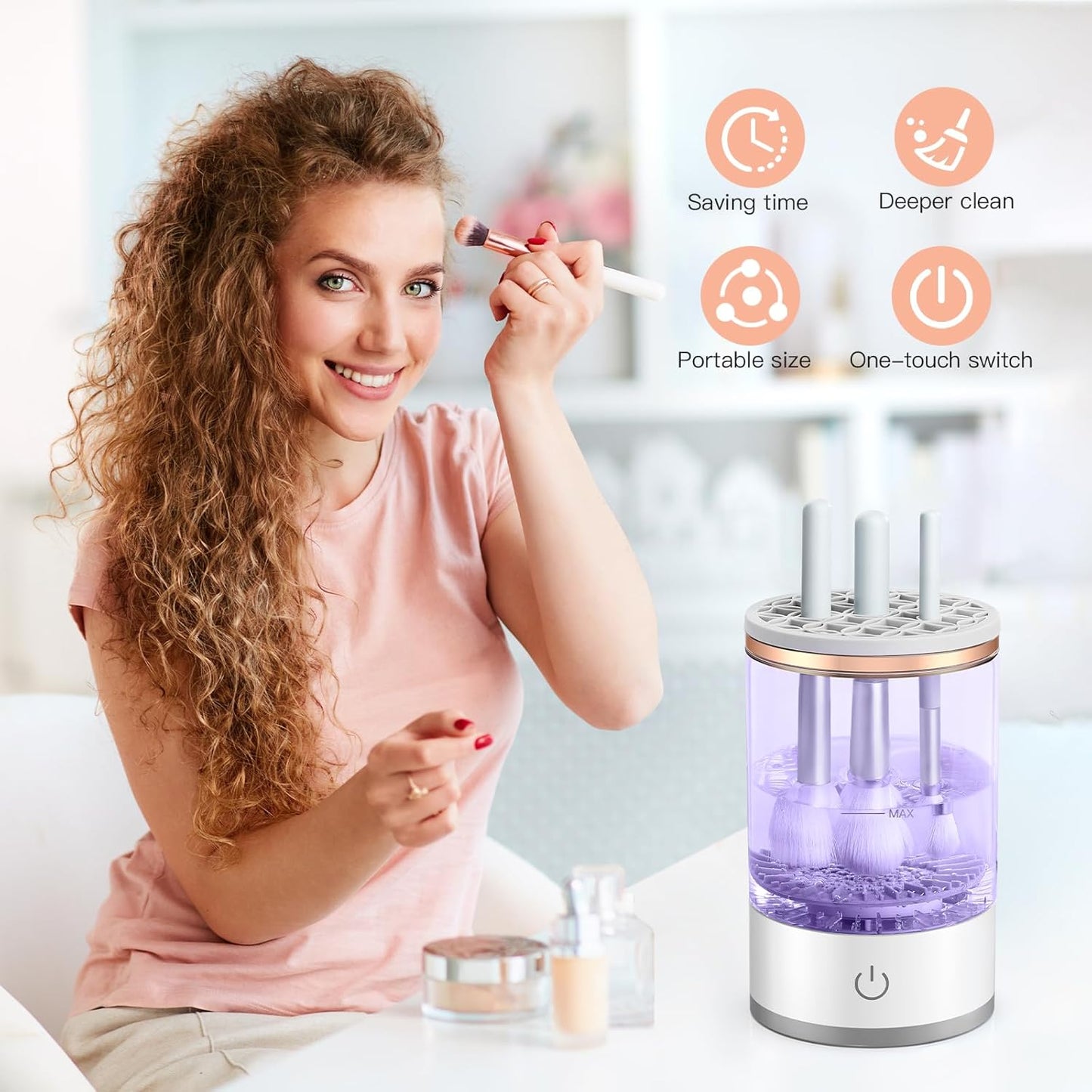Electric Makeup Brush Cleaner