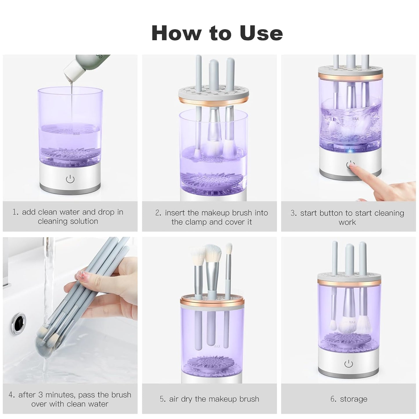 Electric Makeup Brush Cleaner