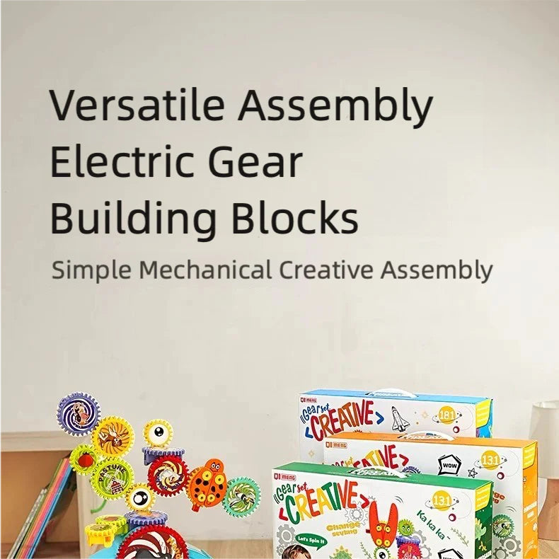 Versatile Gears Electric Building Blocks