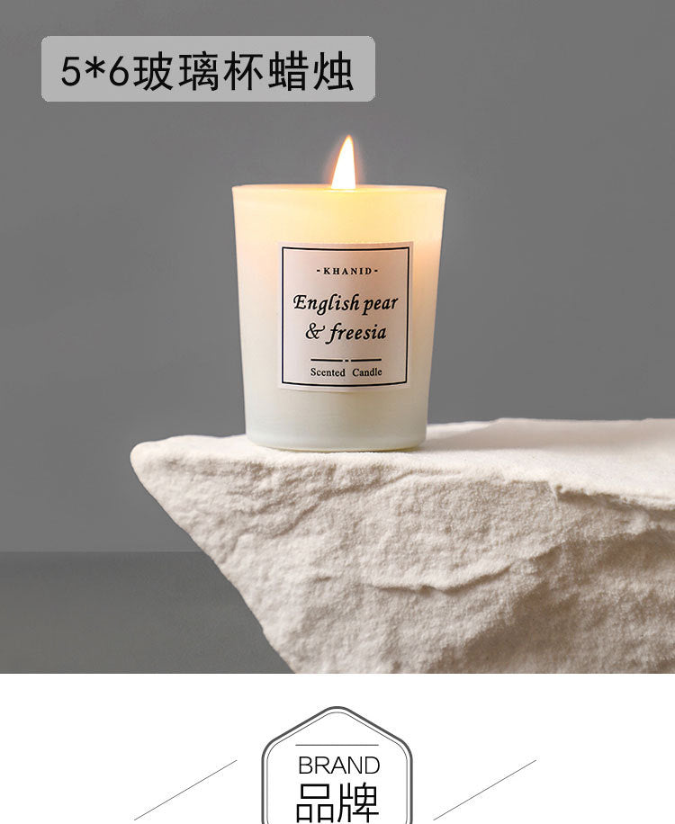 Soothe the nerves-Two-color Glass Scented Candle