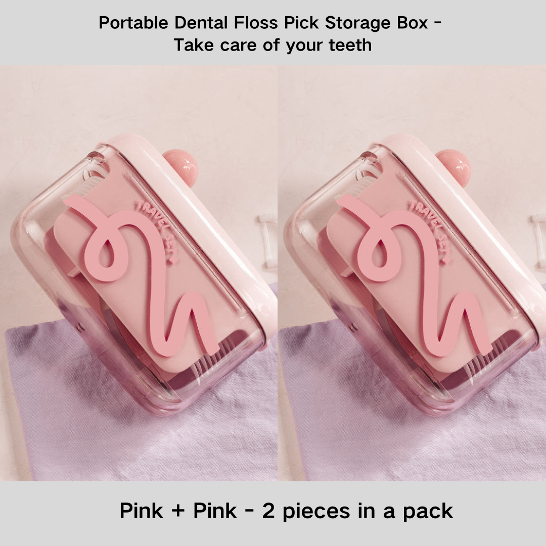 Portable Dental Floss Pick Storage Box