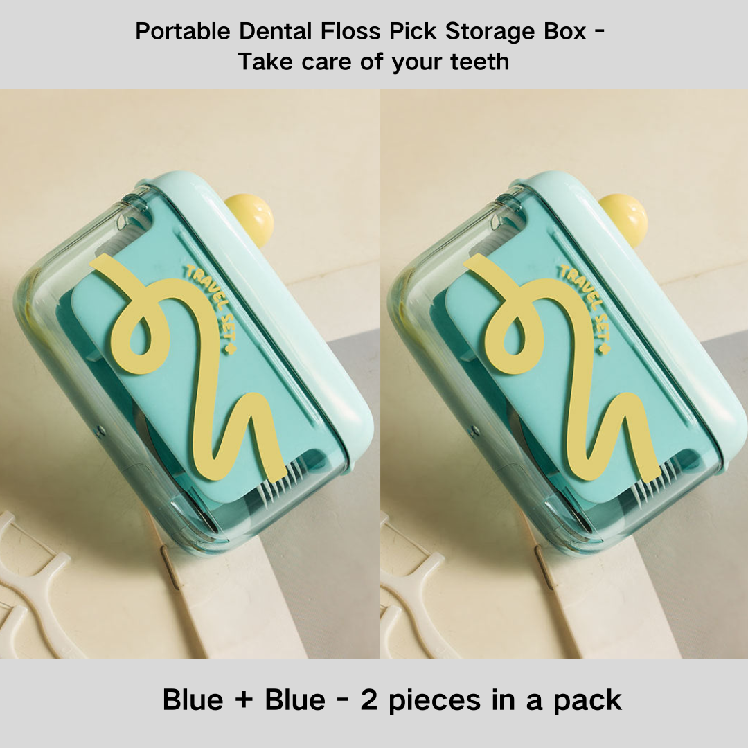 Portable Dental Floss Pick Storage Box