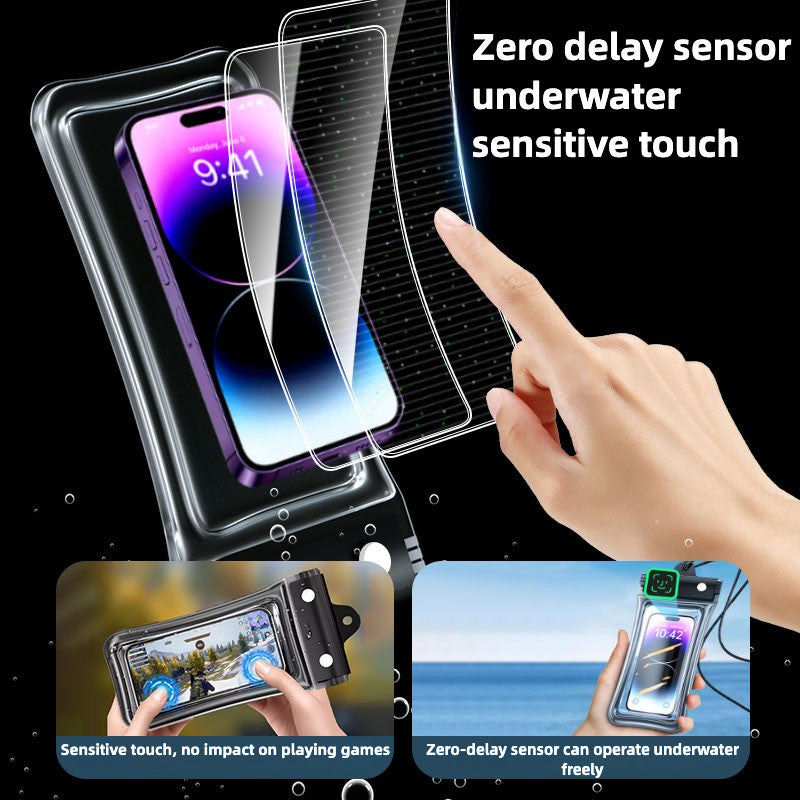 Universal Waterproof Mobile Phone Bag, The Best Choice for Outdoor Sports, Swimming, etc., Suitable for 99% of Mobile Phones