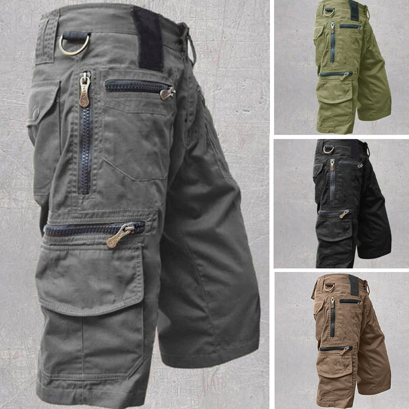 Petalsoul Men's Multi-pocket Outdoor Overalls Cargo Shorts - Buy 2 Pcs Get Free Shipping