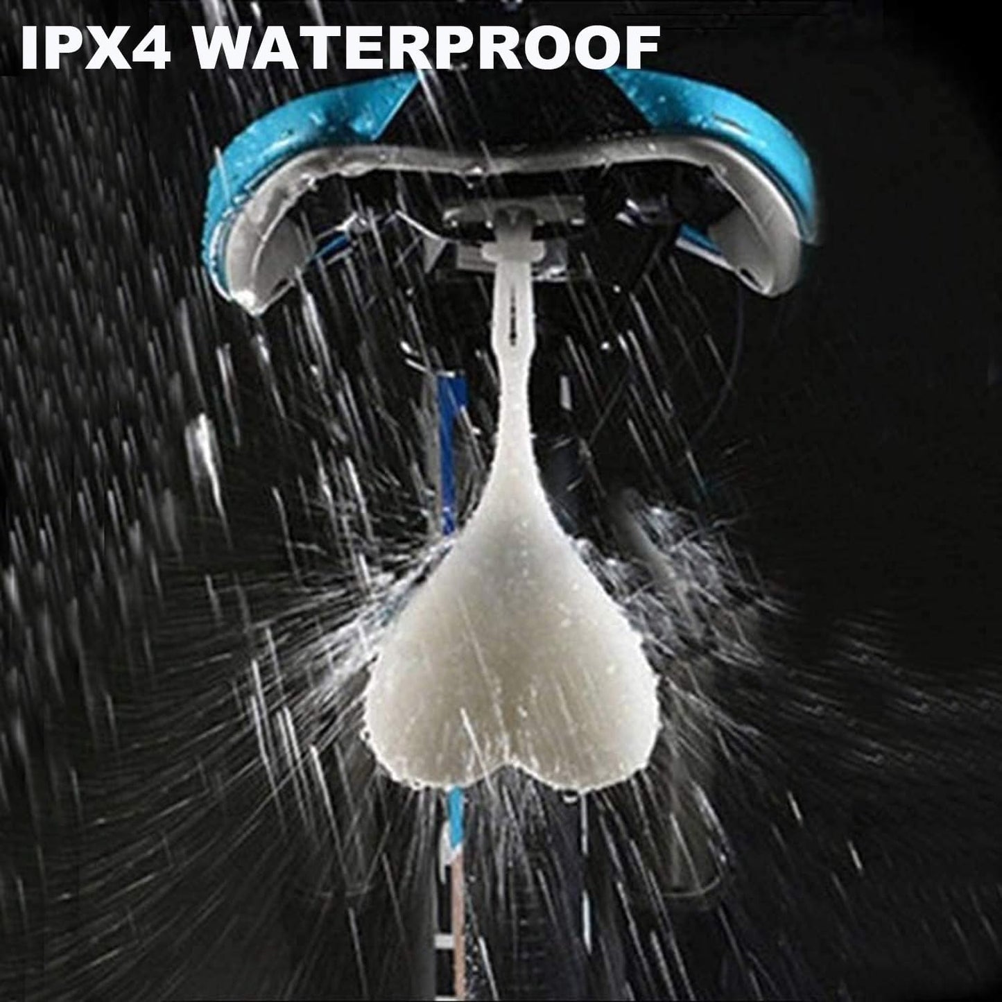 Bike Tail Light, Heart Shaped Bicycle Rear Light Reflector for Night Riding, Funny Bicycle Accessory for Adults Kids, Warning Light for Road Mountain E-Bikes Scooter