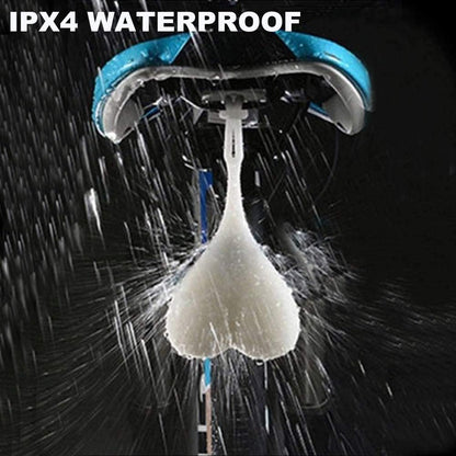 Bike Tail Light, Heart Shaped Bicycle Rear Light Reflector for Night Riding, Funny Bicycle Accessory for Adults Kids, Warning Light for Road Mountain E-Bikes Scooter