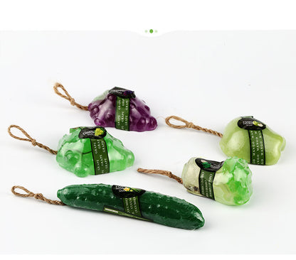 Pure natural three-dimensional fruit essential oil handmade soap, cleans, refreshes and controls oil