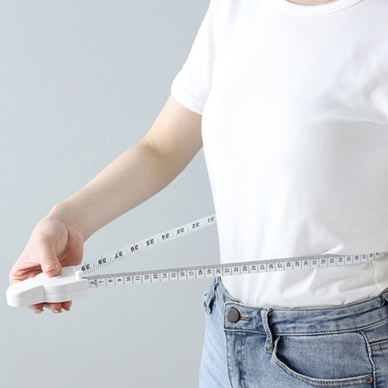 Circumference ruler three-circumference ruler fitness ruler waist circumference measuring arm circumference chest circumference leg circumference tape gauge automatic contraction measuring soft ruler