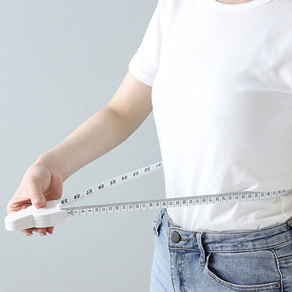 Circumference ruler three-circumference ruler fitness ruler waist circumference measuring arm circumference chest circumference leg circumference tape gauge automatic contraction measuring soft ruler