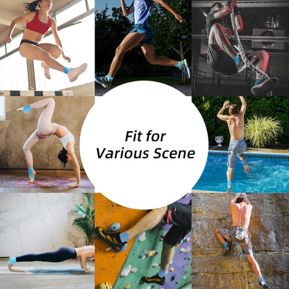 Precut Kinesiology Tape for Ankle- Ankle Support & Stability, Ankle Pain Relief Athletic Tape - Waterproof & Elastic, Breathable Hypoallergenic Latex-Free Tape