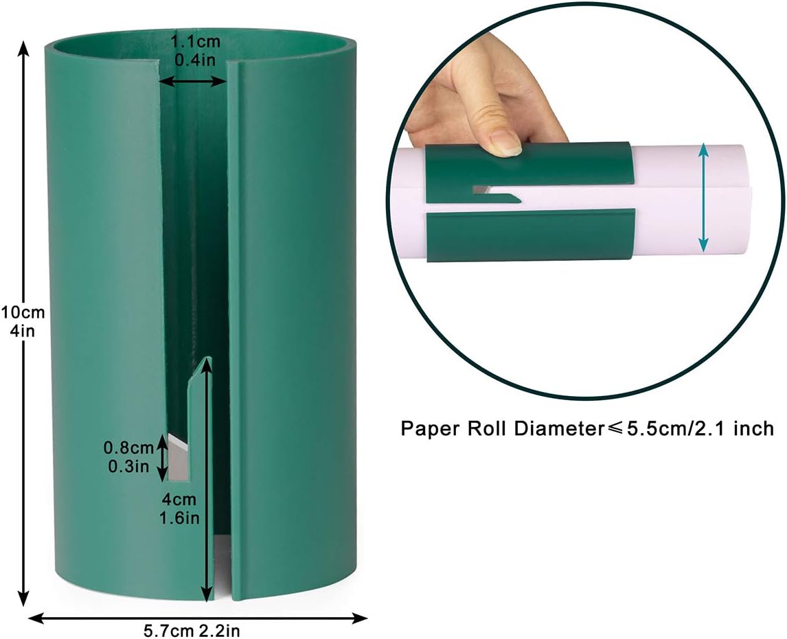 Sliding Wrapping Paper Cutter Tool,Gift Wrapping Paper Cutter Tool,Make Wall Sticker Decorations and Gift Packaging,Christmas Gift Paper（2 Pieces)