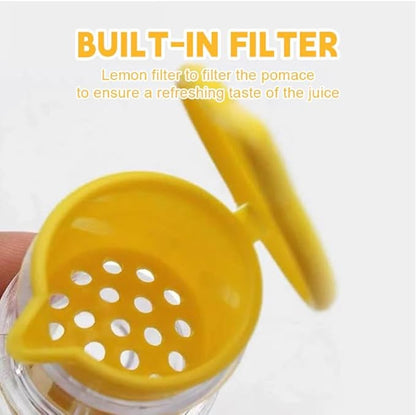 Screw Top Lemon Squeezer, Lemon Mini Squeezer, Multifunctional Manual Fruit Juicer, Handy Citrus Squeezer for Lemon & Orange Juicer