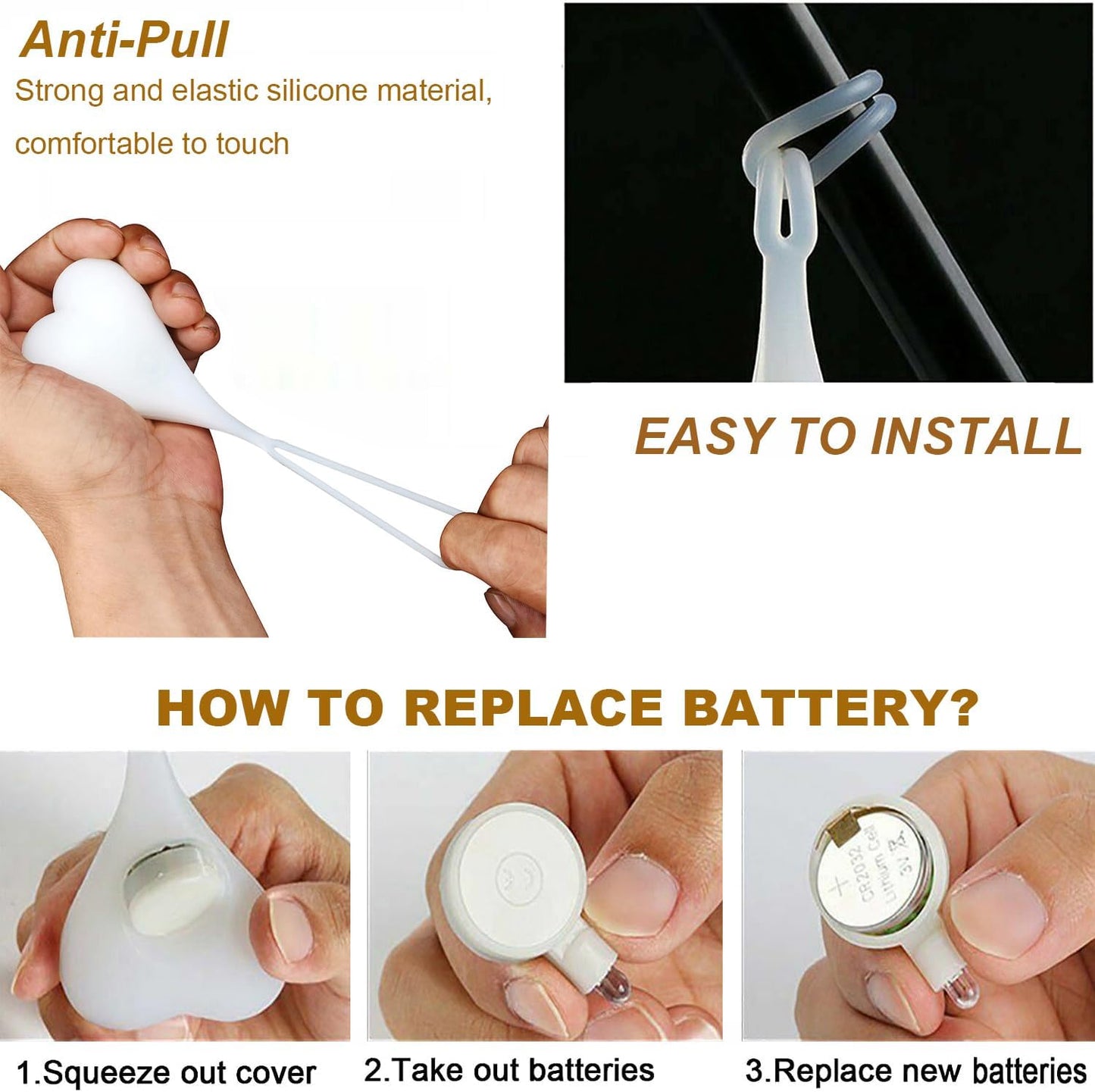 Bike Tail Light, Heart Shaped Bicycle Rear Light Reflector for Night Riding, Funny Bicycle Accessory for Adults Kids, Warning Light for Road Mountain E-Bikes Scooter