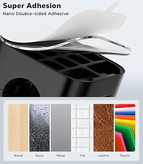Magnetic Cable Clips, Desk Cord Organizer, Adhesive Cord Holder, Cable Management Wire Holder Keeper for Nightstand Desk Kitchen Office Car Wall Glass（6 Pack）