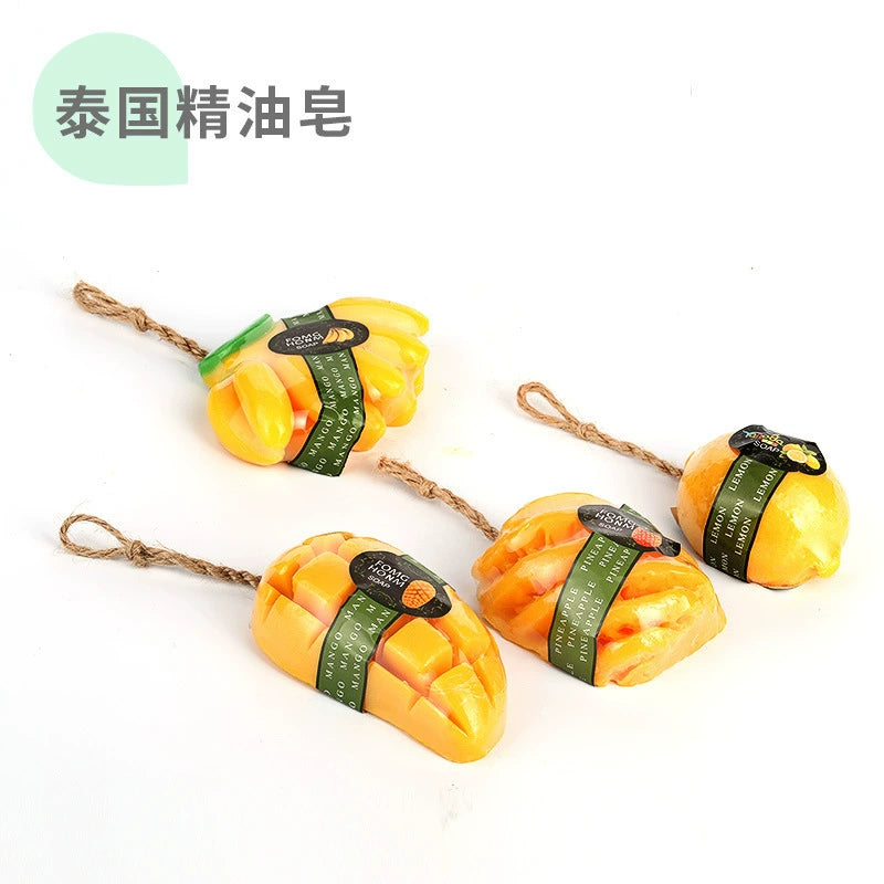 Pure natural three-dimensional fruit essential oil handmade soap, cleans, refreshes and controls oil