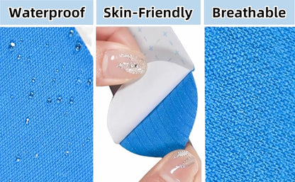 Precut Kinesiology Tape for Ankle- Ankle Support & Stability, Ankle Pain Relief Athletic Tape - Waterproof & Elastic, Breathable Hypoallergenic Latex-Free Tape