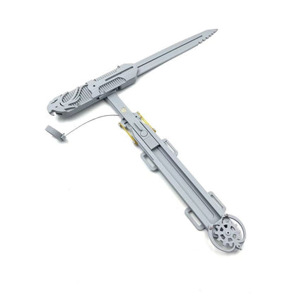 Wire-controlled hidden blade, rotatable blade
