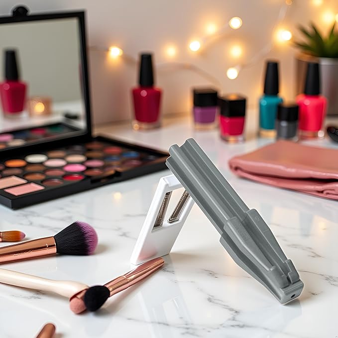 3 in 1 Eyebrow Pencil Sharpener, Eye Pencil Sharpener, Duckbill-Shape Eyebrow Sharpener Auxiliary Tool Cosmetic Pencil Sharpeners, for Beginners and Professional