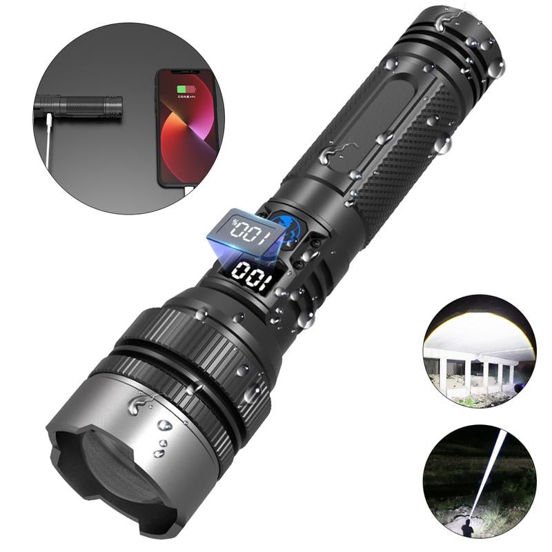 UltraBright Tactical Rechargeable Flashlight