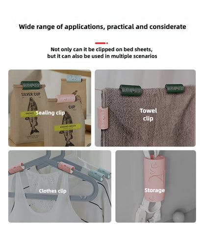 Home Quilt Fixer Bed Clips for Bed Covers, Duvets, Blankets, Firm Clamping, Multi-Function Fasteners