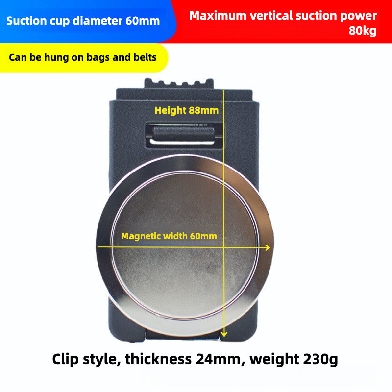Waist clip strong magnetic suction cup, belt clip strong magnetic rubber suction cup, strong magnetic suction cup, magnetic tool storage