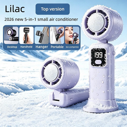 Handheld Refrigeration Fan, Semiconductor Ice Compress Mini Turbine Fan