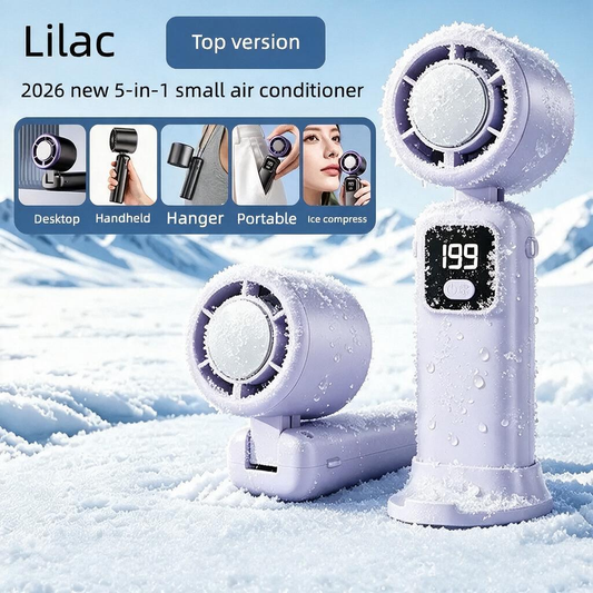 Handheld Refrigeration Fan, Semiconductor Ice Compress Mini Turbine Fan