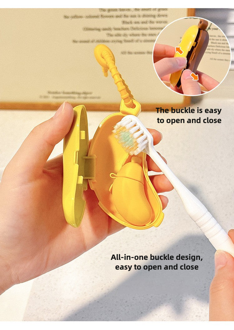 Toothbrush head protective cover, banana storage box, convenient storage cover, travel storage box
