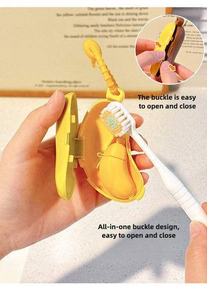 Toothbrush head protective cover, banana storage box, convenient storage cover, travel storage box
