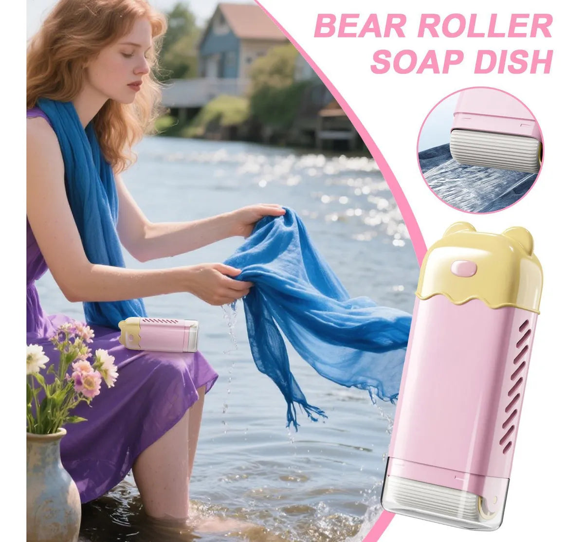 Multifunctional Foaming Soap Box, Hands-free Soap Storage Box