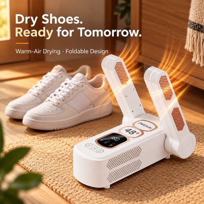 Foldable Warm-Air Shoe Dryer