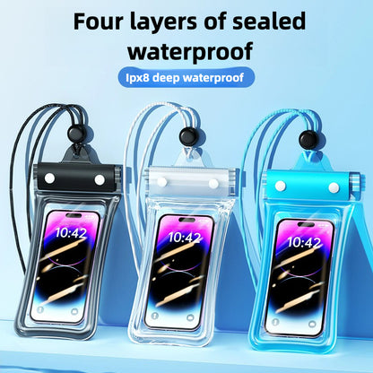 Universal Waterproof Mobile Phone Bag, The Best Choice for Outdoor Sports, Swimming, etc., Suitable for 99% of Mobile Phones