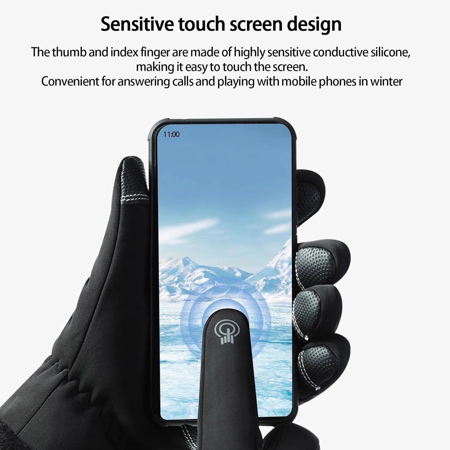 Winter USB Heated Warm Gloves