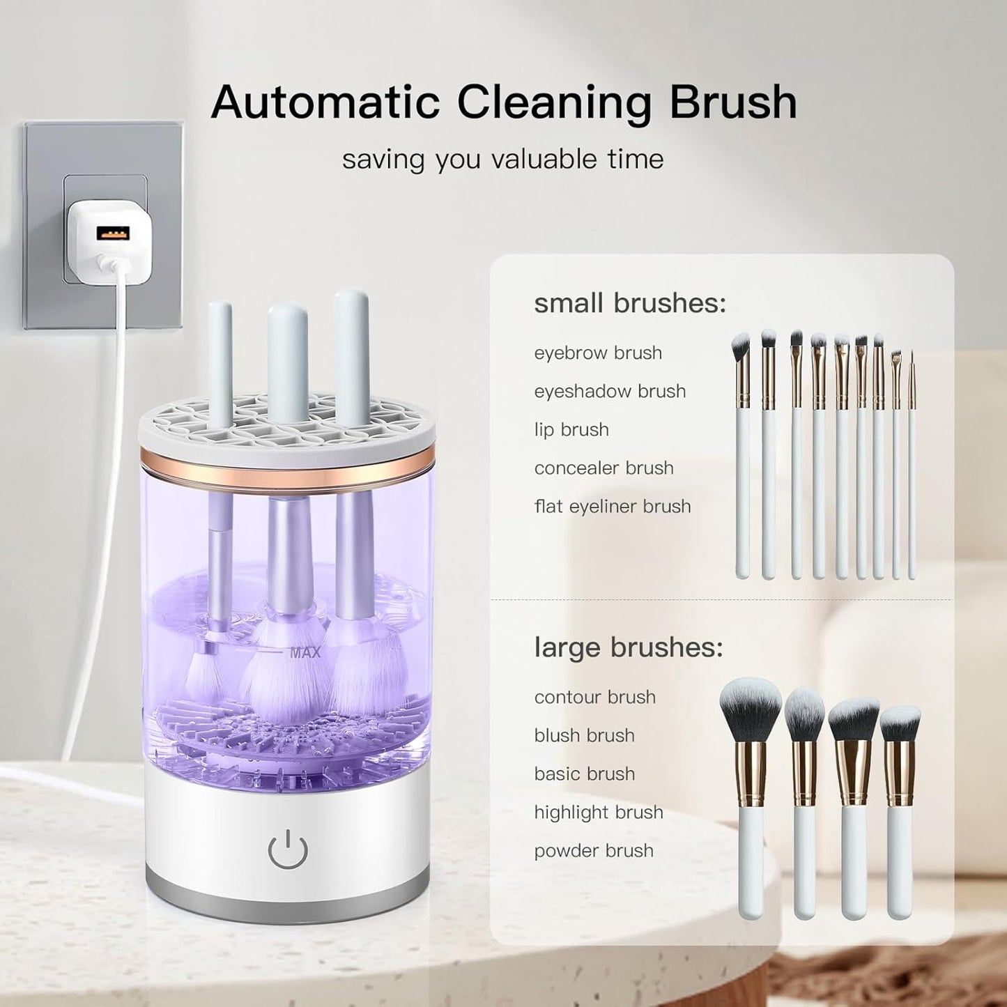 Electric Makeup Brush Cleaner