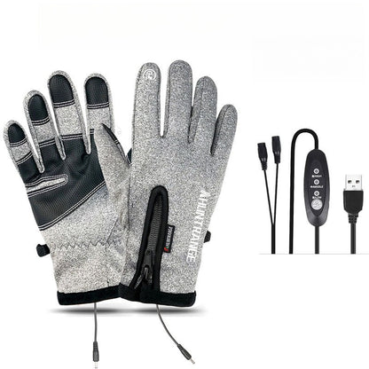Outdoor Heated Gloves Windproof and Waterproof