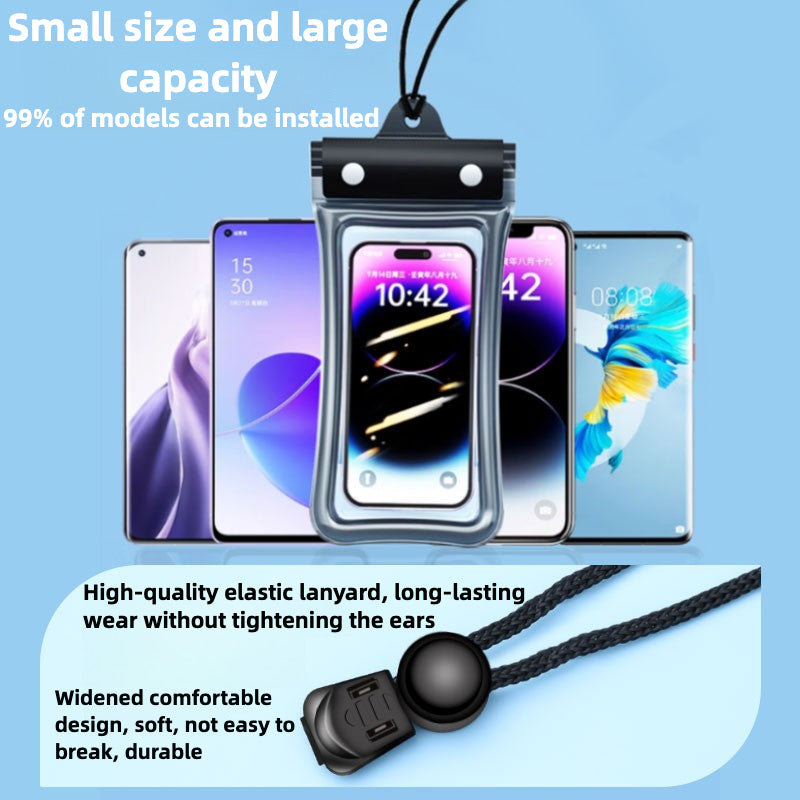 Universal Waterproof Mobile Phone Bag, The Best Choice for Outdoor Sports, Swimming, etc., Suitable for 99% of Mobile Phones