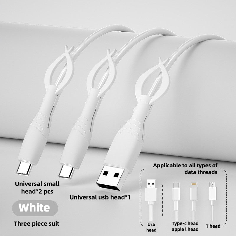Mobile phone data cable protective cover, anti-bend and breakage, charging cable head protective cover, bundled storage