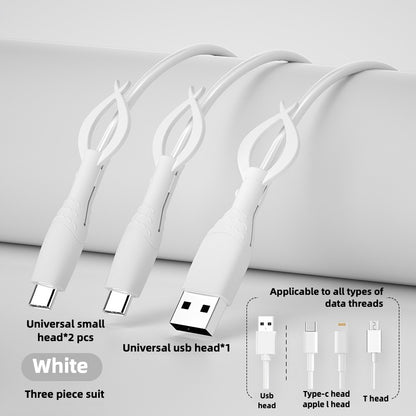Mobile phone data cable protective cover, anti-bend and breakage, charging cable head protective cover, bundled storage