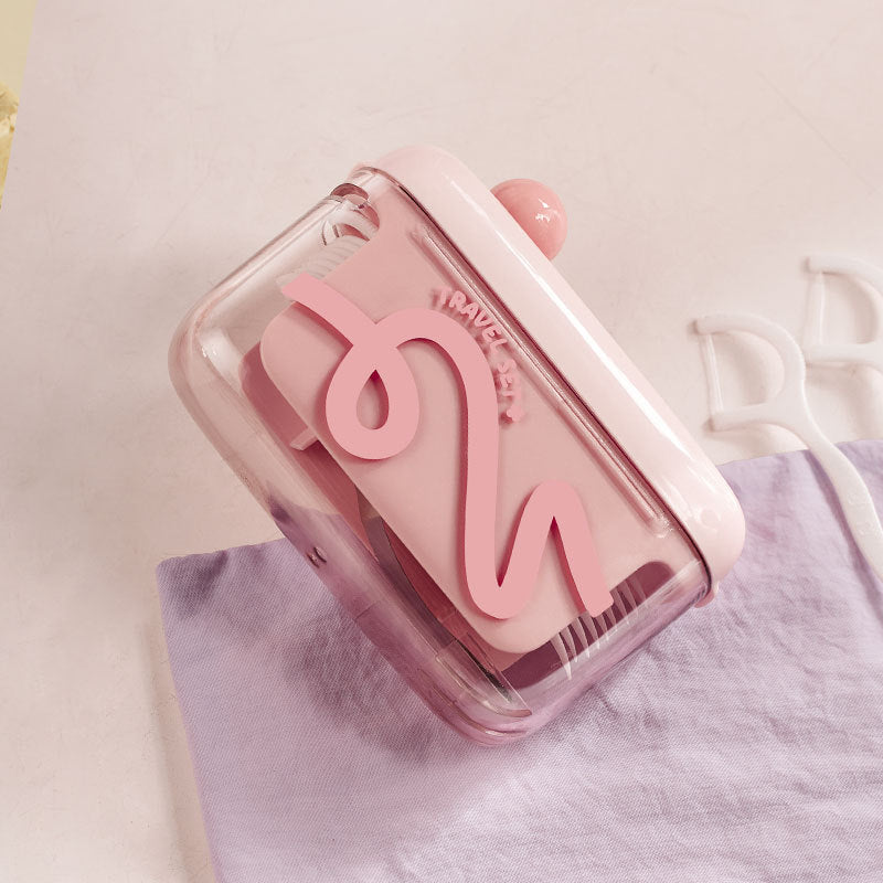 Portable Dental Floss Pick Storage Box