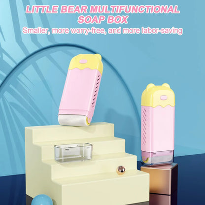 Multifunctional Foaming Soap Box, Hands-free Soap Storage Box