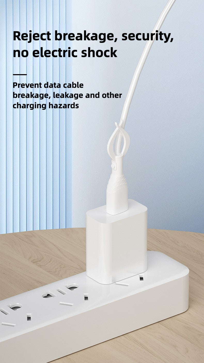 Mobile phone data cable protective cover, anti-bend and breakage, charging cable head protective cover, bundled storage