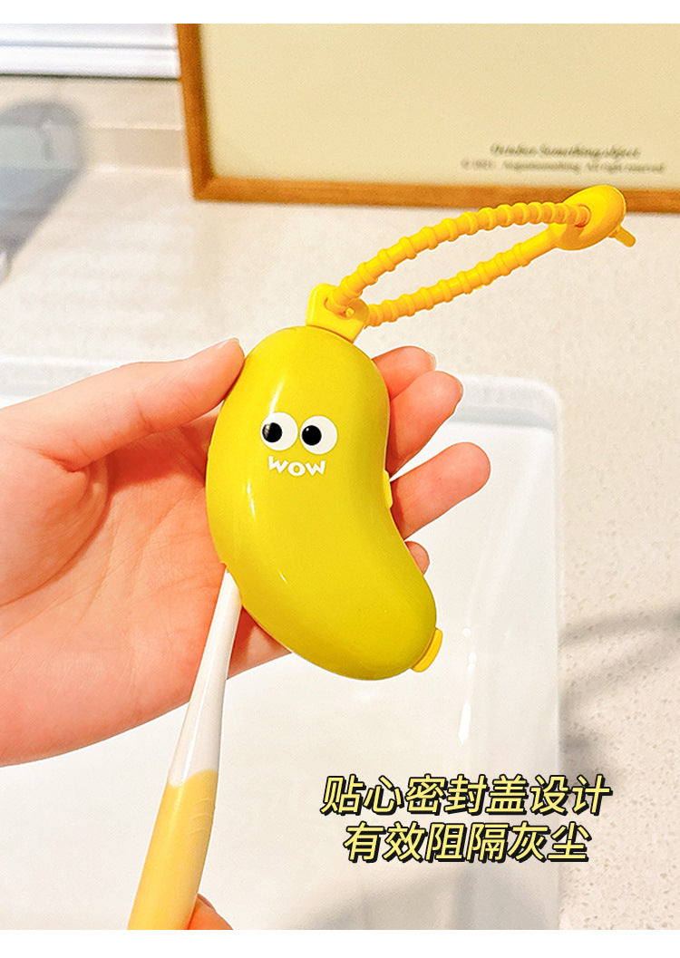 Toothbrush head protective cover, banana storage box, convenient storage cover, travel storage box