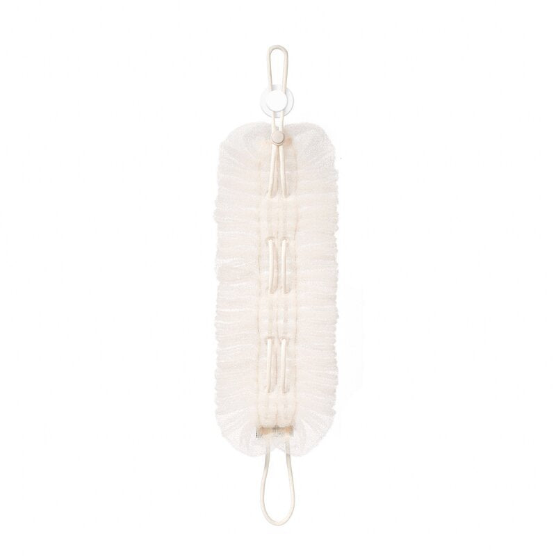 Bath Ball Pulling The Back Strip 2 in 1, Stretchable Drawstring Back Strip Bath Ball,Soft Bathing Shower Puff Body Cleaner for Men and Women
