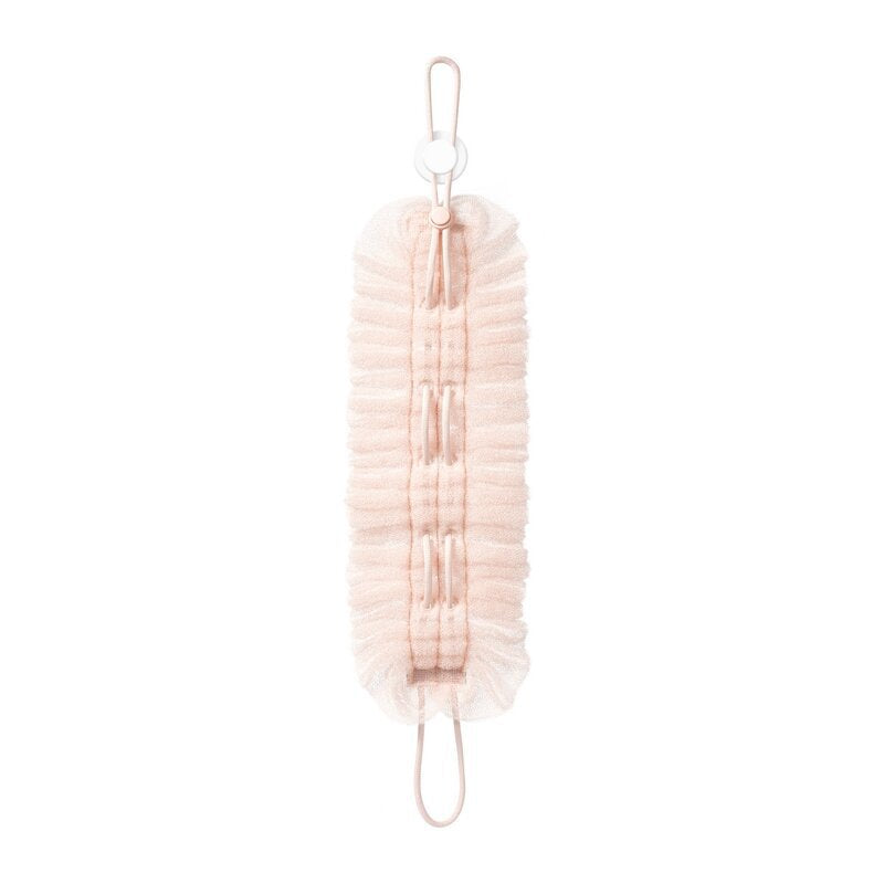 Bath Ball Pulling The Back Strip 2 in 1, Stretchable Drawstring Back Strip Bath Ball,Soft Bathing Shower Puff Body Cleaner for Men and Women