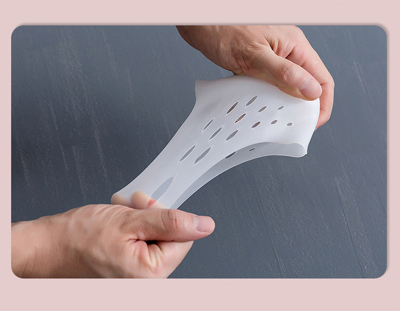 Heel Cup Insoles Half Height Increase Insoles Invisible Silicone Shoe Lift Heel Pads For Men and Women