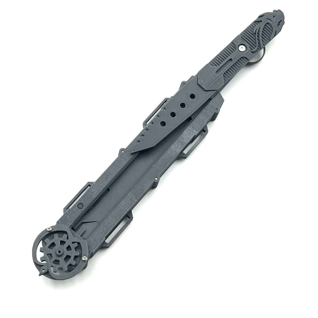 Wire-controlled hidden blade, rotatable blade