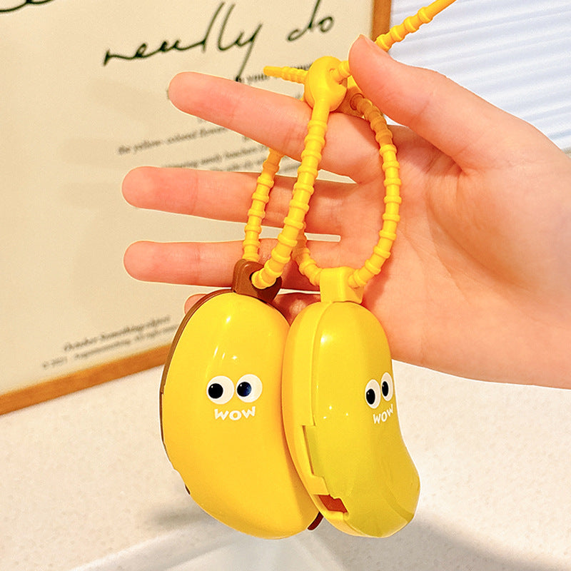 Toothbrush head protective cover, banana storage box, convenient storage cover, travel storage box