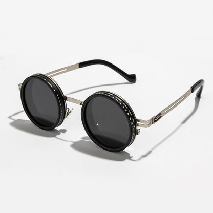 Purely handmade ND9-speed rotating adjustable brightness dimming sunglasses double polarized anti-glare glasses fishing sunglasses