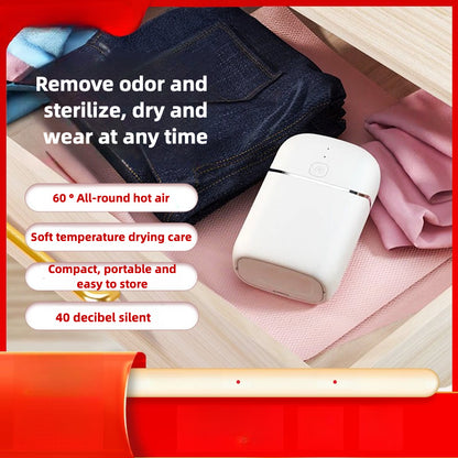 [Upgraded] Portable dryer, can be disinfected, small home use, travel, underwear sterilization