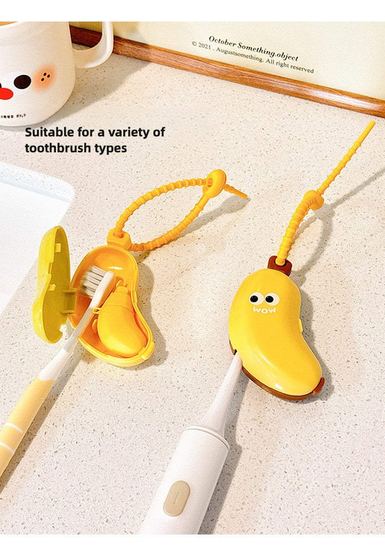 Toothbrush head protective cover, banana storage box, convenient storage cover, travel storage box